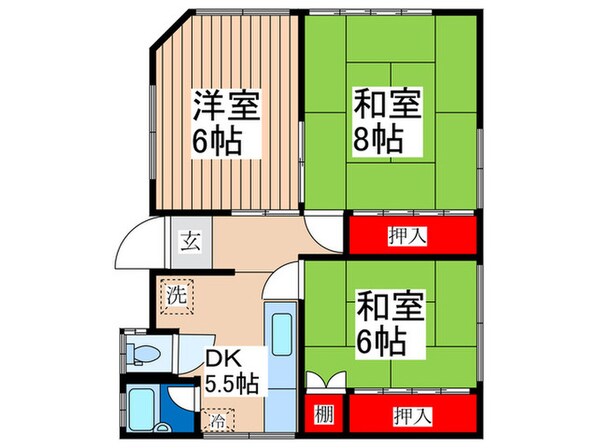 エクセルダイシンの物件間取画像